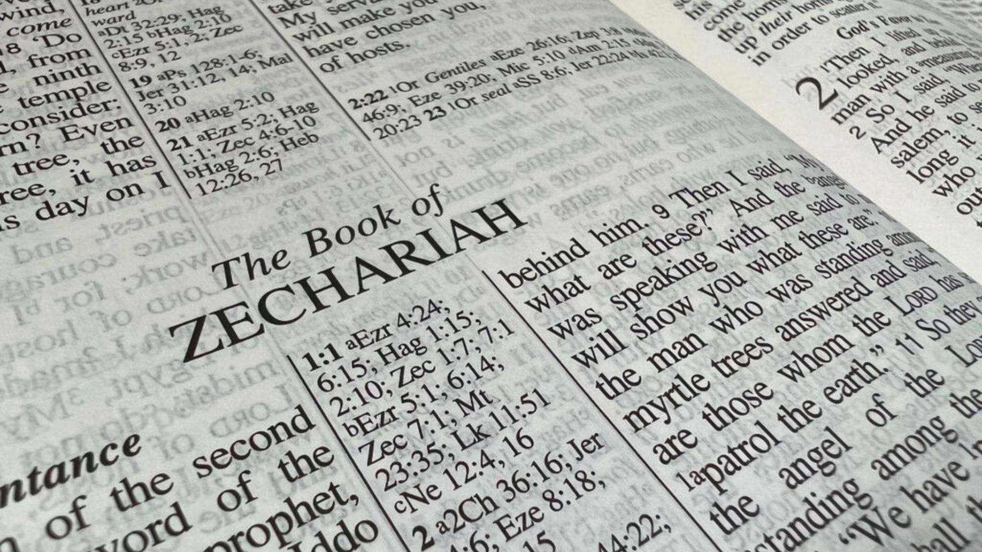 The Book Of Zechariah - An Overview - Maps Of Faith